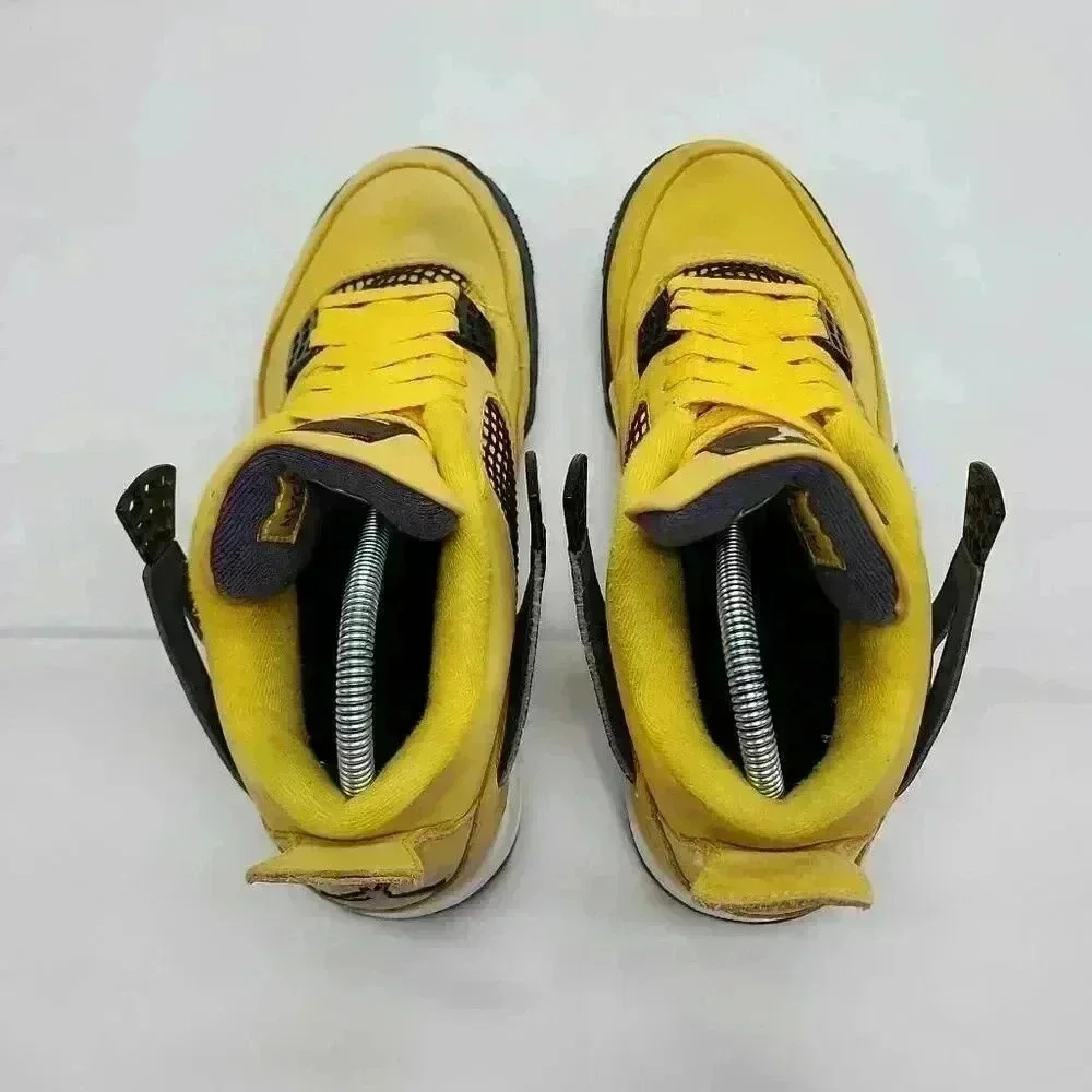 Nike Air Jordan Men's 4 Retro Lightning 2021 Tour Sneaker Shoes Yellow Size 7.5